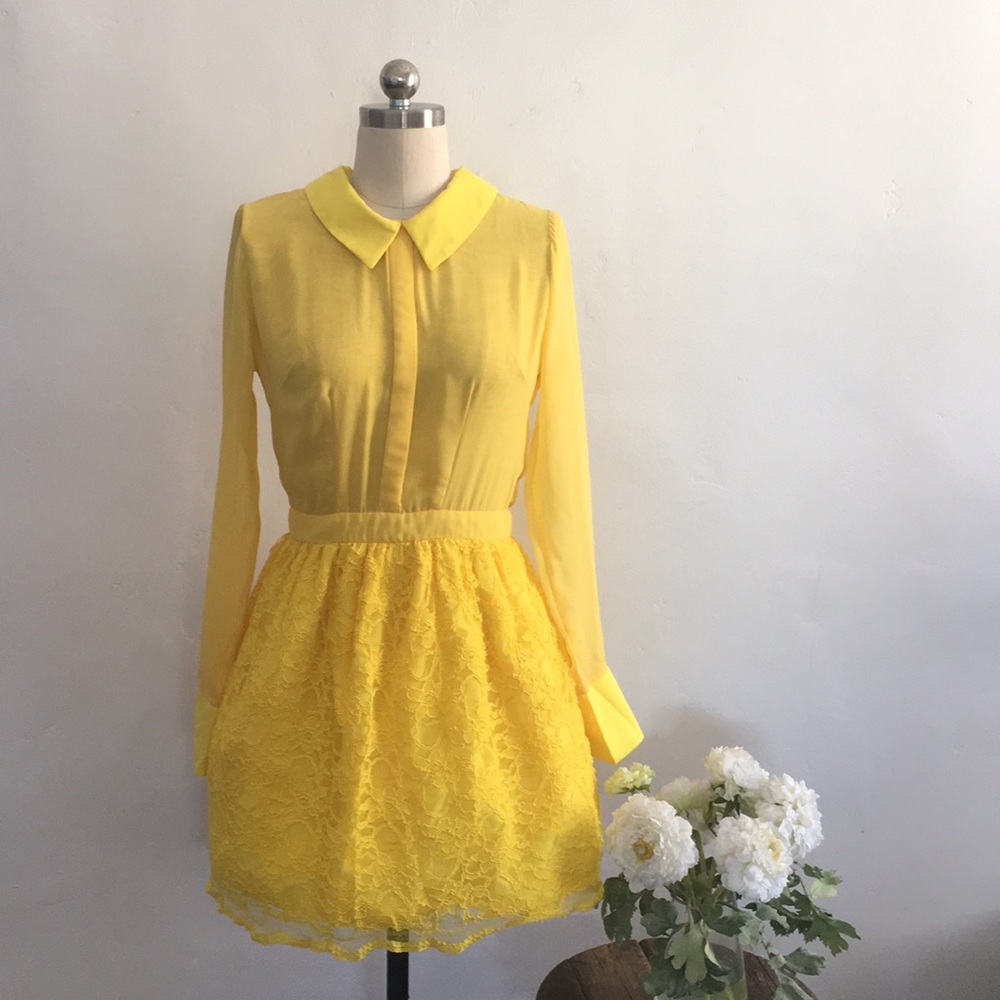 Jones + Jones - Yellow Dress - Picture 1 of 5
